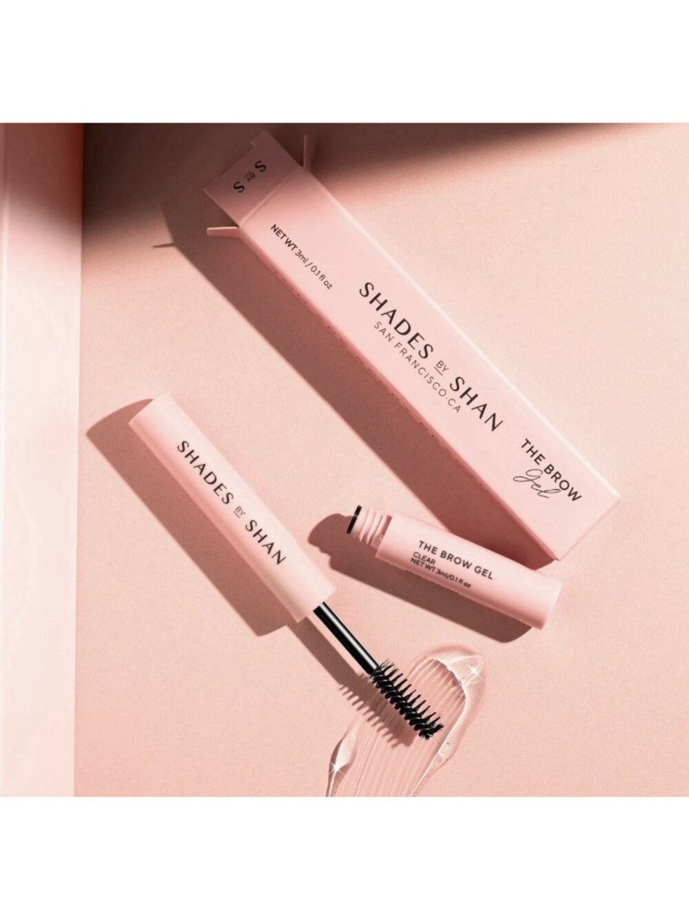 Shades by Shan The Brow Gel Clear 3ml Full Size NIB Vegan Waterproof Brow Makeup